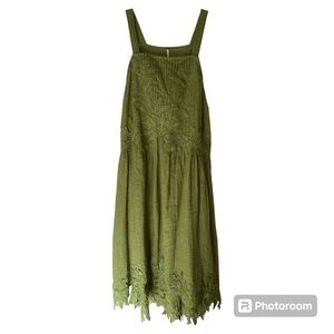 Women dress, size small, olive color,